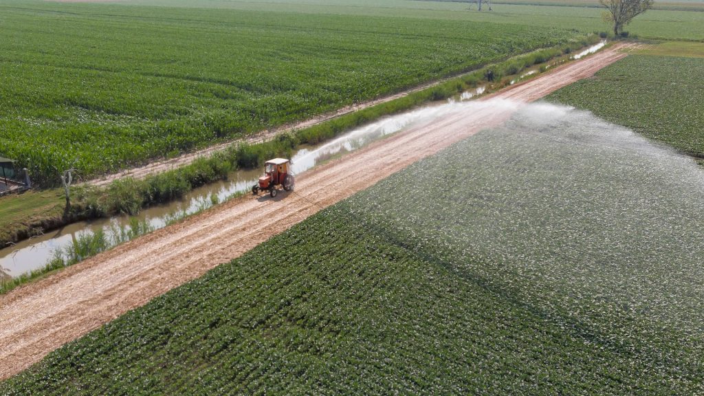 tractor irrigation